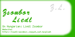 zsombor liedl business card